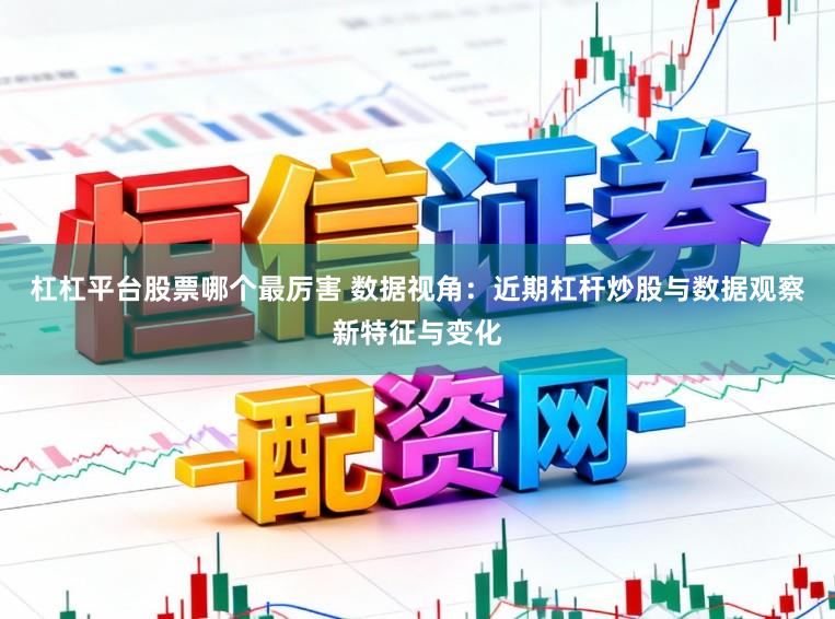 杠杠平台股票哪个最厉害 数据视角：近期杠杆炒股与数据观察新特征与变化